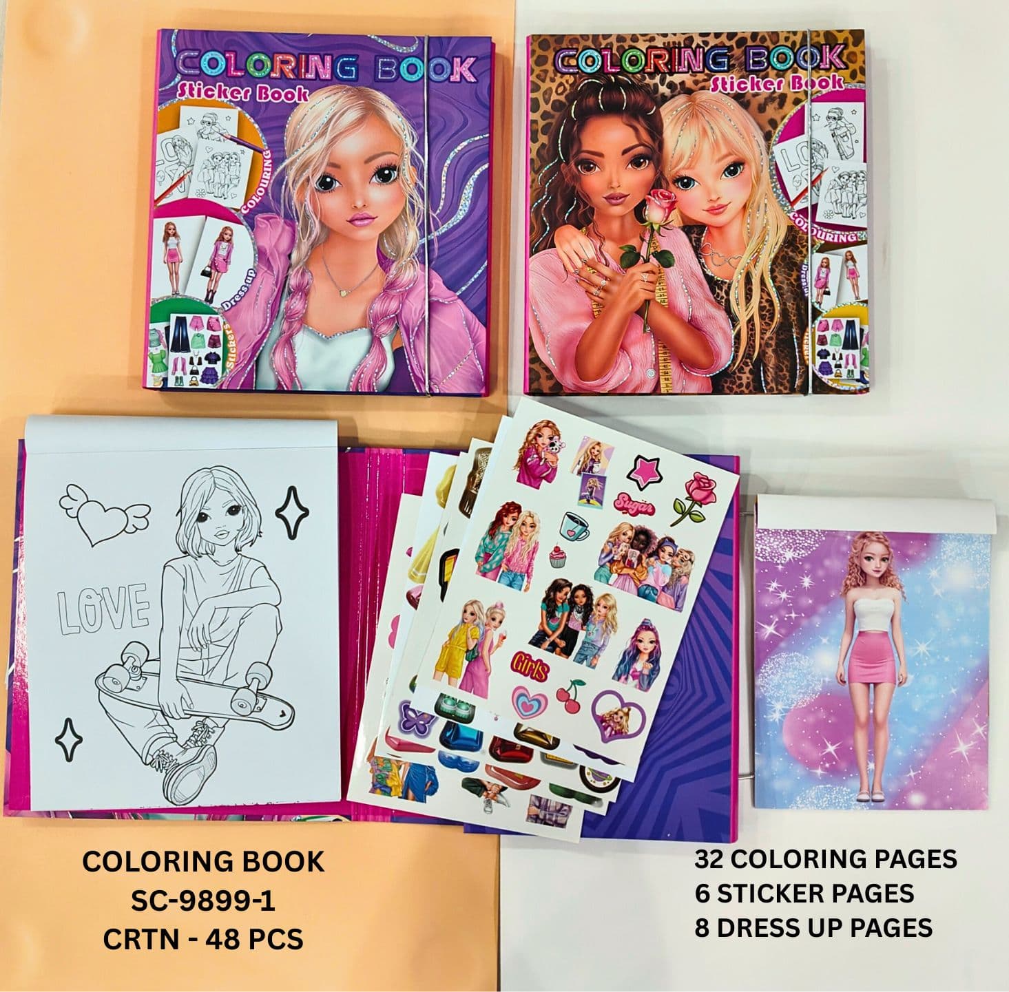 COLOURING BOOK 	SC-9899-1